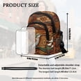 thumbnail image 6 of TSOVTHRID Hummingbird Floral Brown Print Cell Phone Crossbody Bag for Women Lightweight Small Crossbody Bag Cell Phone Purse Wallet with Adjustable Strap, 6 of 7