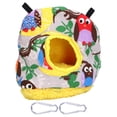 thumbnail image 1 of Warm Birdhouse Round Shape Soft Plush Save Space Easy Clean Safety Parrots HouseGrey Owl, 1 of 14