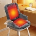 thumbnail image 2 of Outoloxit Electric Heating Seat Cushion with Lumbar Support - Warm and Cozy for Office, Car, Home Use - Relieves Back Pain, 2 of 7
