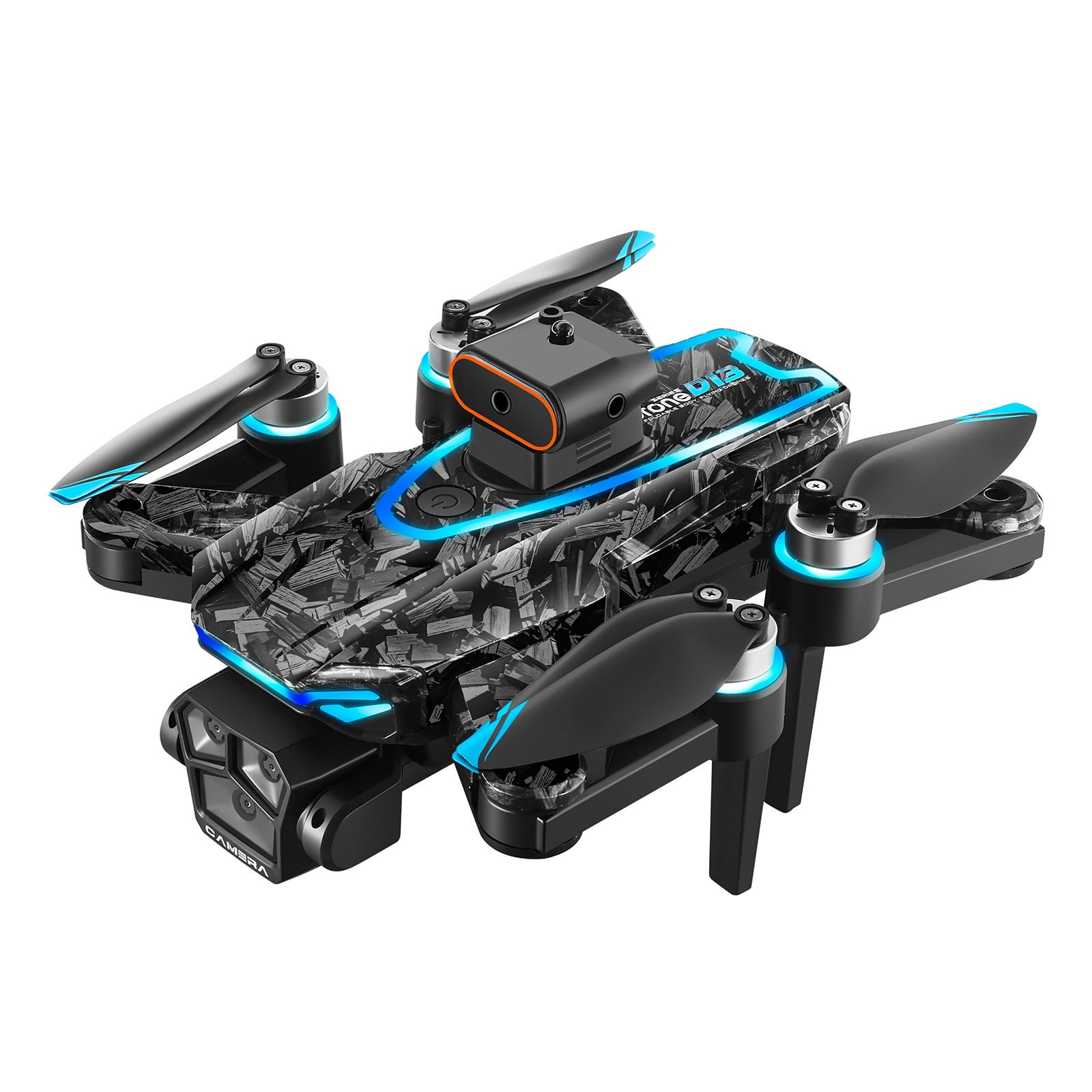 GPS Drone with 4.5 Inch Screen, Folding Body, 360掳intelligent obstacle avoidance, Brushless Motor And Cool LED Lights Drones with Storage Bag, Remote Control Toys Gifts