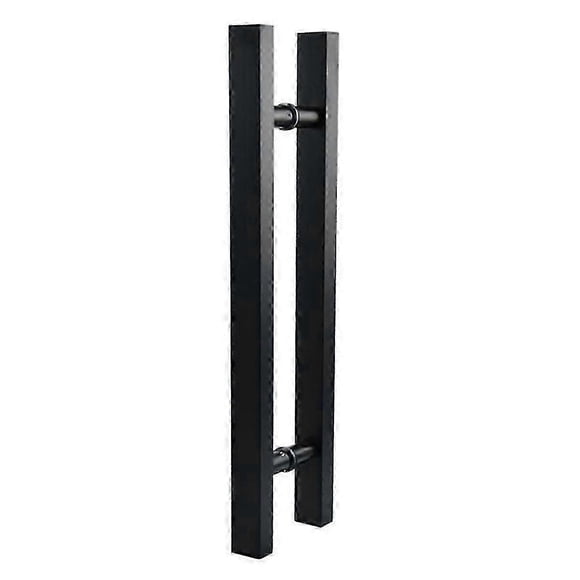 matte black stainless steel handle for glass or wooden doors