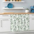 thumbnail image 6 of Sage Green Leaf Sink Skirt 11"Wx13"L,Dustproof Under Sink Curtain with Self Adhesive Tape,Country Eucalyptus Nature Plant Branch Cabinet Curtain Cover for Bathroom Vanity,Kitchen Storage Shelf, 6 of 9