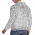 thumbnail image 3 of Hoodies for Men - Silver Mosaic Long Sleeve Comfrt Men'S Fashion Hoodies & Sweatshirts, Sweatshirts for Men Hoodies Pullover Clothing Clothes with Pouch, 3 of 7