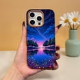 thumbnail image 2 of SKLYDDI Multicolor Serene Sunset for iPhone 12 Pro Max Case - Illustrative Colorful Lake and Nature Design, TPU Flexible, Aesthetic Cute, 2 of 7