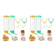 thumbnail image 3 of pitrice 2pcs/set Leak-Proof Small Animal Drinking Bottle Durable And Easy To Bottle For Small Animals yellow and green 2Set, 3 of 6