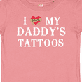 thumbnail image 4 of Inktastic I Love My Daddy's Tattoos Boys or Girls Baby T-Shirt, 4 of 5