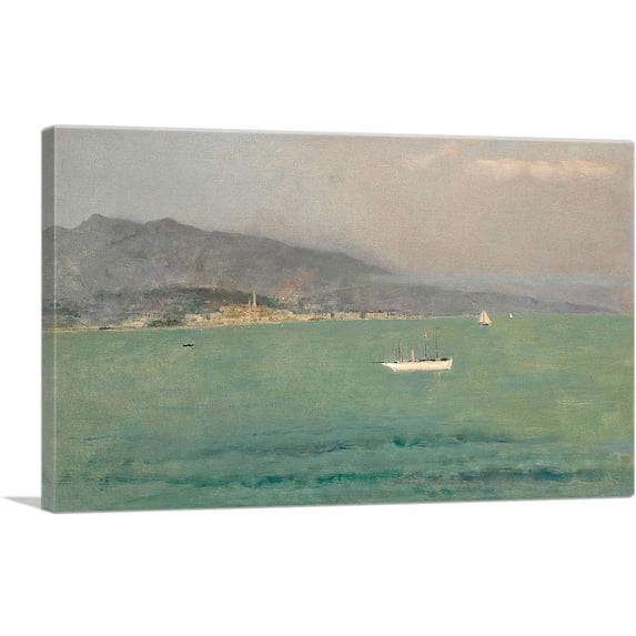 ARTCANVAS Menton Afternoon 1894 Canvas Art Print by Alfred Stevens - Size: 12" x 8" (0.75" Deep)