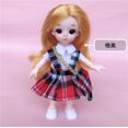 thumbnail image 1 of BJD Mini 16cm Doll 13 Movable Joints 1/12 Multi-color Hair Princess Doll and Clothes Can Dress Up Girls DIY Toys Birthday Gifts Gao Jinjia LED, 1 of 2