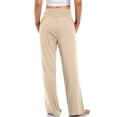 thumbnail image 4 of Aloohaidyvio Pants ,Womens Loose Wide Leg Cozy Pants Yoga Sweatpants Comfy Sports Athletic Lounge Pants, 4 of 6