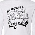 thumbnail image 4 of Inktastic My Mom Is a Fantasy Football Legend Long Sleeve Youth T-Shirt, 4 of 5