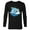 Black, variant on Avatar: The Way of Water Creatures of Sea and Sky - Long Sleeve T-Shirt for Men - Customized-White