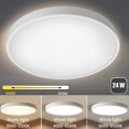 thumbnail image 1 of Lampe de Plafond Led Dimmable 24w Éclairage de Plafond Plat Rond, 1 of 3