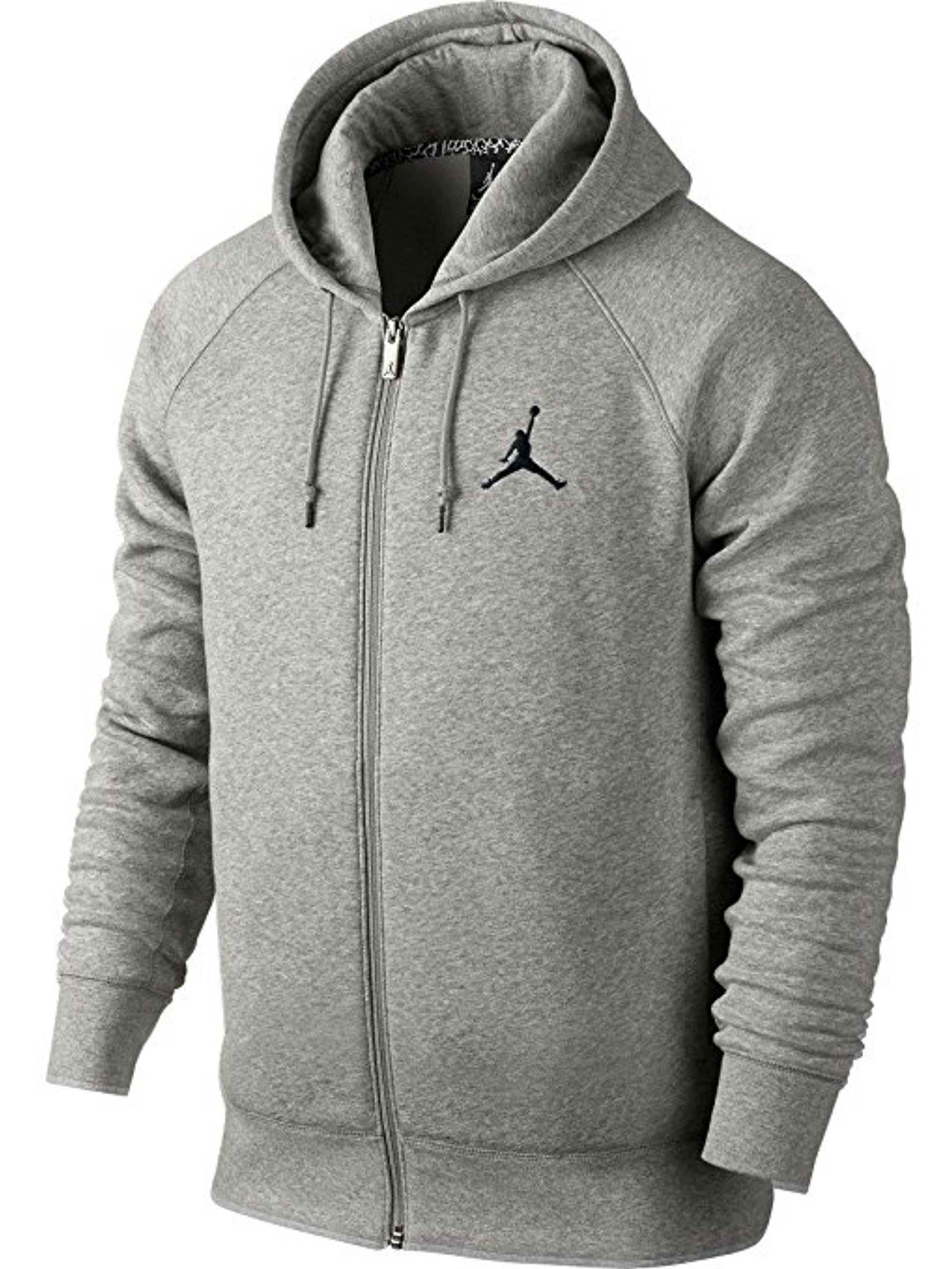 Nike Mens Jordan Jumpman Brushed Fz Hooded Sweatshirt Hoodie