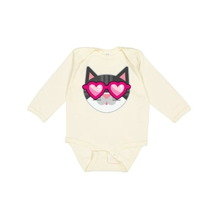 

Inktastic Tabby Cat Lover for Girls Gift Baby Girl Long Sleeve Bodysuit