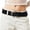 Black, variant on Women's Vintage Wide Suede Waist Belt, Thick Brown Leather Western Belt for Jeans Dresses