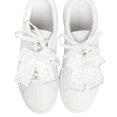 thumbnail image 2 of Unique Bargains 1 Pair Shoelace Charms Lace Bow Design Fashion Shoe Accessories White, 2 of 5