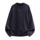 thumbnail image 1 of Blusas y camisas de manga larga con cuello redondo para hombre, estilo casual, de color liso, con cordón ajustable, sudaderas con capucha de manga larga, blusa de poliéster para hombre, 1 of 6