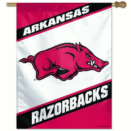 - Arkansas Razorbacks Official NCAA Flag Banner 27x37 by Wincraft 011749