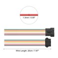 thumbnail image 2 of Uxcell 20PCS SM 6Pin Connector Male to Female Plug Electrical Wire 2.54mm Pitch 20CM Terminal Connector Cable, 2 of 5