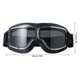 thumbnail image 5 of Sinyiin Motorcycle Goggles Vintage Pilot Style Cruiser Scooters Goggle Outdoor Sand Goggles Bike Racer Cruiser Touring Eyewear, 5 of 13