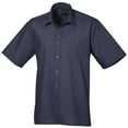 thumbnail image 1 of Premier Chemise de Travail Formelle en Popeline Unie à Manches Courtes pour Hommes, 1 of 3