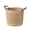 Brown-15.7'', variant on Round Cone Resin Woven Basket with Handles, 16" x 16" x 10.5", Chocolate Brown, for Clothes, Towels, Toys, and Magazine Storage