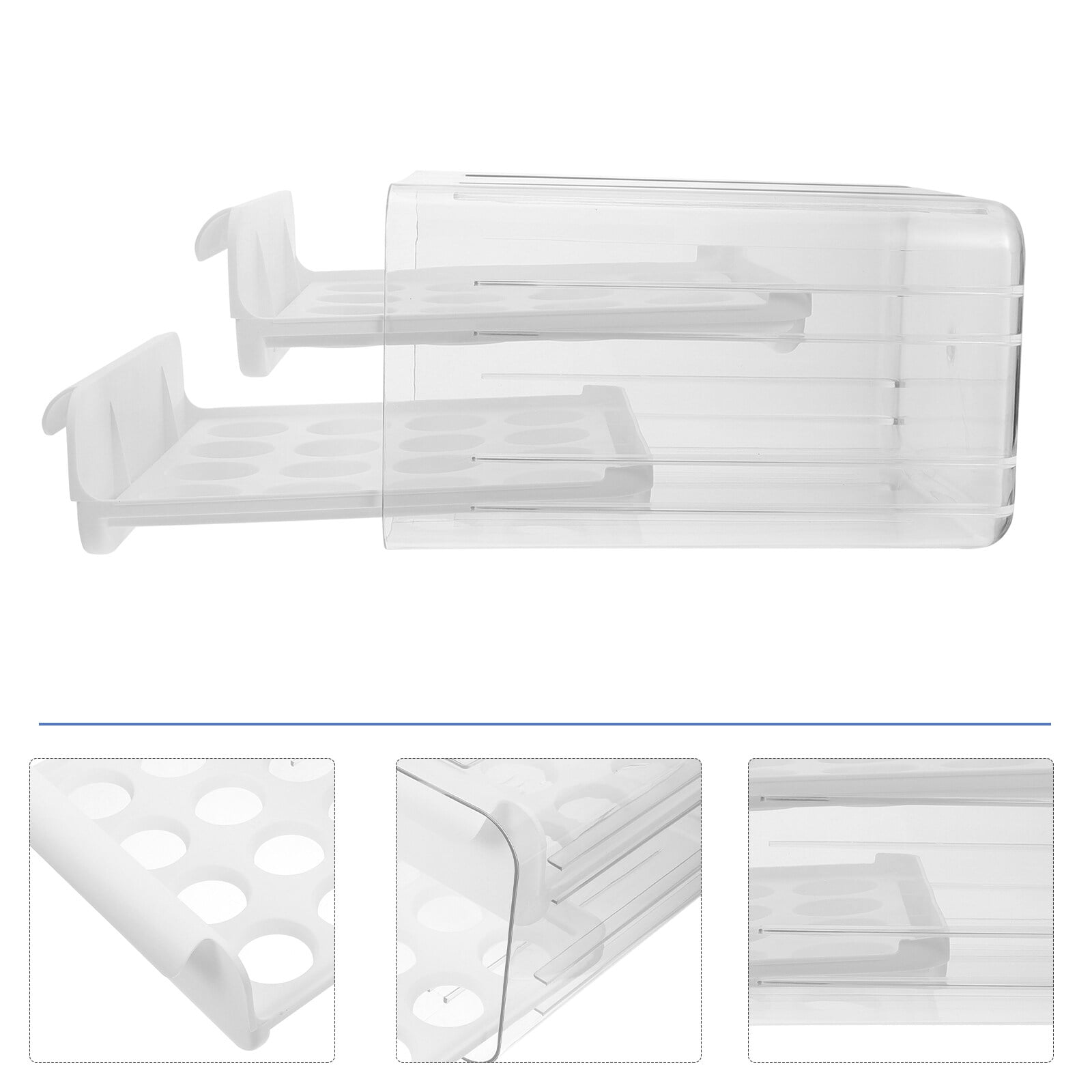 FELTECHELECTR Storage Holder White Plastic 1Pack 23.5x21.5cm