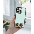 thumbnail image 5 of WIRESTER Shockproof Soft Rubber Cover Case for Apple iPhone 16 Pro 6.3" 2024, Animal Merle Aussie Australian Shepherd Dog On Aero Blue Background, 5 of 5