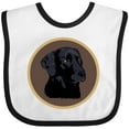 thumbnail image 3 of Inktastic Black Lab Dog Labrador Retriever Boys or Girls Baby Bib, 3 of 4