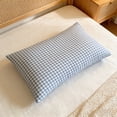 thumbnail image 2 of Skin-Friendly Breathable Pillowcase for Adults - Bohemian Style Polyester Cushion Cover, Extra-Large Size, Comfortable and Moisture-Wicking, Perfect for Bedroom Bedding Blue, 2 of 6