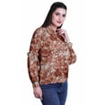 thumbnail image 2 of Moomaya Printed Long Sleeve Top For Women Classic Collar&nbsp;Summer&nbsp;Button Up Shirts, 2 of 4