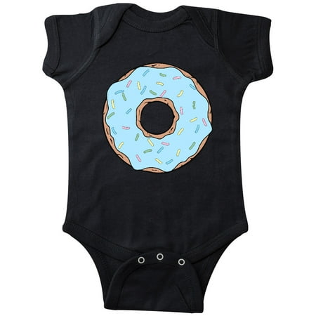

Inktastic Blue Donut Donut With Colorful Sprinkles Frosting Gift Baby Boy or Baby Girl Bodysuit