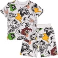 thumbnail image 2 of Looney Tunes Boy's Bugs Bunny T-Shirt and Shorts Bundle Clothing Set- Little and Big Boys Sizes 4-20, 2 of 8