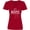 Red, variant on Inktastic It's Home- State of Michigan Outline Women's V-Neck T-Shirt