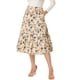 thumbnail image 1 of Falda Midi Floral Allegra K Albaricoque L, 1 of 6