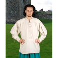 thumbnail image 1 of The Pirate Dressing C1004 John Coxon Renaissance Shirt- Natural - Small & Medium, 1 of 1