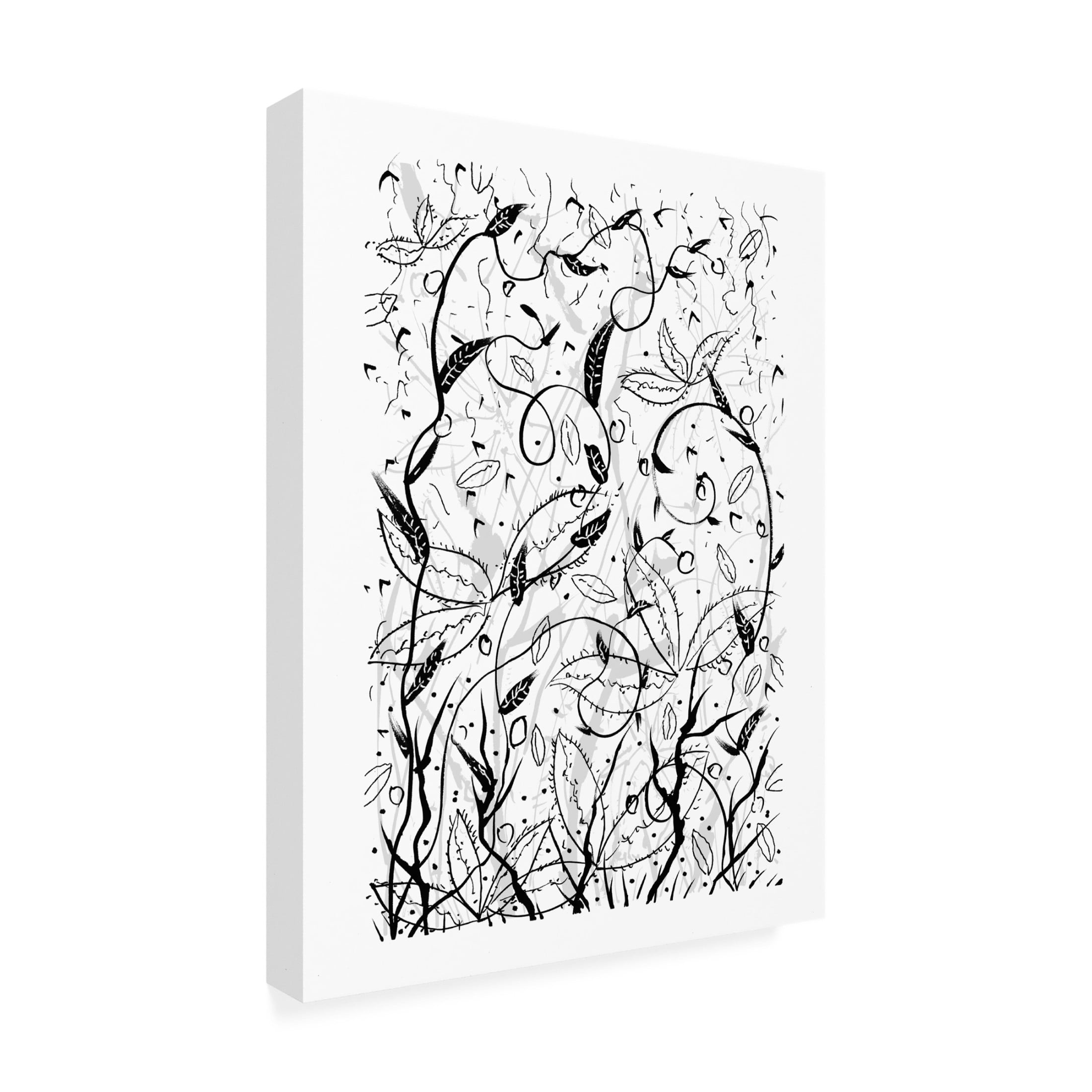 Canvas Wall Art - Randy Noble Fine Art 'Whirlwind' Wall Art for Living Room, Bedroom, or Office Décor by Trademark Fine Art - 18 x 24 Inches