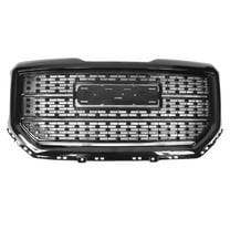 Ikon Motorsports Compatible with 16-18 GMC Sierra 1500 Denali Style Front Grille Hood Unpainted 2016 2017 2018