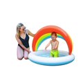 thumbnail image 3 of Bluescape Inflatable 48” Pool with Rainbow Sun Shade Canopy, for Ages 1 – 3 Years, 3 of 5