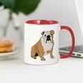thumbnail image 3 of CafePress - Sitting Bulldog - 11 oz Ceramic Mug - Novelty Coffee Tea Cup, 3 of 4