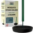 thumbnail image 1 of Porta varillas antimosquitos de cerámica W4W, 2 unidades, para exterior, 1 of 6