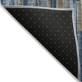 thumbnail image 5 of Addison Rugs Chantille Indoor/Outdoor Transitional Stripes Navy Machine Washable Rectangle Rug, 10' x 14', 5 of 8