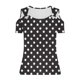 thumbnail image 5 of mfyjkho Tops Casuales Para Mujer, Camiseta Holgada De Manga Corta Con Cuello En V Y Estampado Sin Posicionamiento Para Mujer Tops Para Hacer Ejercicio L, 5 of 6