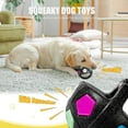 thumbnail image 4 of Dog Toy Soccer Ball with Handles, 5.11In Interactive Squeaky Floating Ball for Toss and Fetch Play, Suitable for Water Play Training and Outdoor Games, 4 of 7