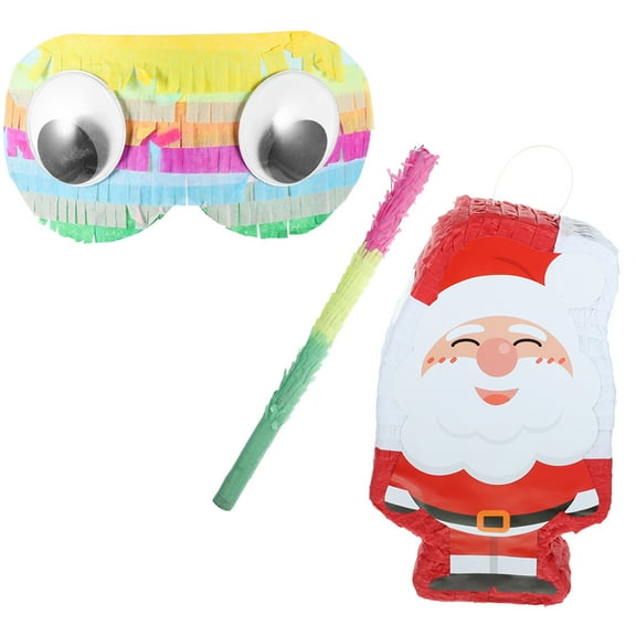 CRILSTYLEO Decorative Pinata Paper Christmas Party Decoration 1Set 15.7X9.4X2.8in