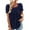 Navy Womens Tops Dressy Casual, variant on New Arrivals Gamivast Summer Cotton Tops for Women 2024 3/4 Sleeve Womens Blouses Dressy Spring Shirts 2024 Going Out Tops Plus Size Short Sleeve