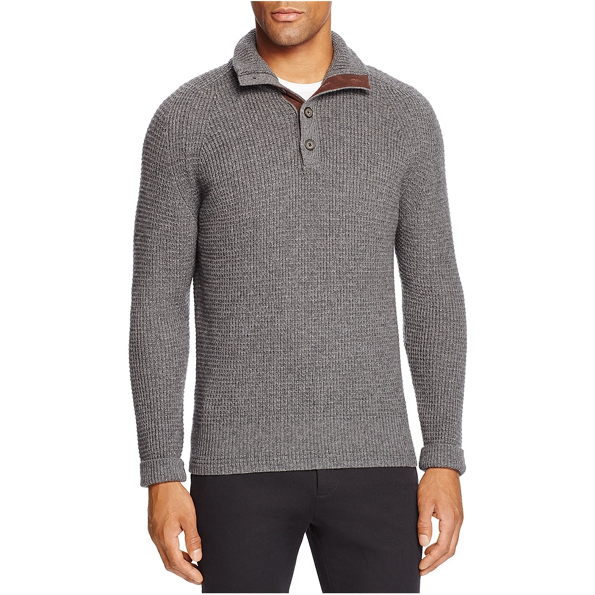 Bloomingdale's Bloomingdale's Mens Cashmere Blend Pullover Sweater, grey, Small Bloomingdale's Bloomingdale's Mens Cashmere Blend Pullover Sweater, grey, Small