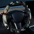 thumbnail image 2 of Fox 14.5 Inch Printing PVC Leather Car Wheel Covers Steering Wheel Covers Auto Accessories, 2 of 6