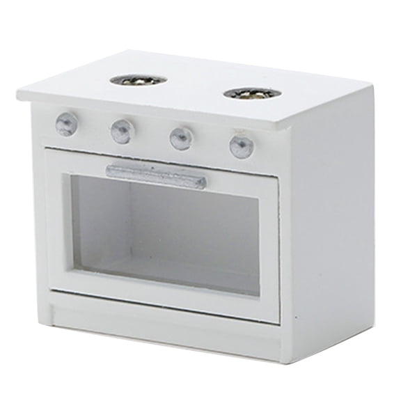 Mini Furniture Play Simulation Kitchen Gas Stove Model Toy for Doll House Decor