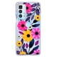 thumbnail image 1 of Funda para Moto EDGE 20 Pro InstaCase Flores Amarillas y Magenta Antigolpes, 1 of 4
